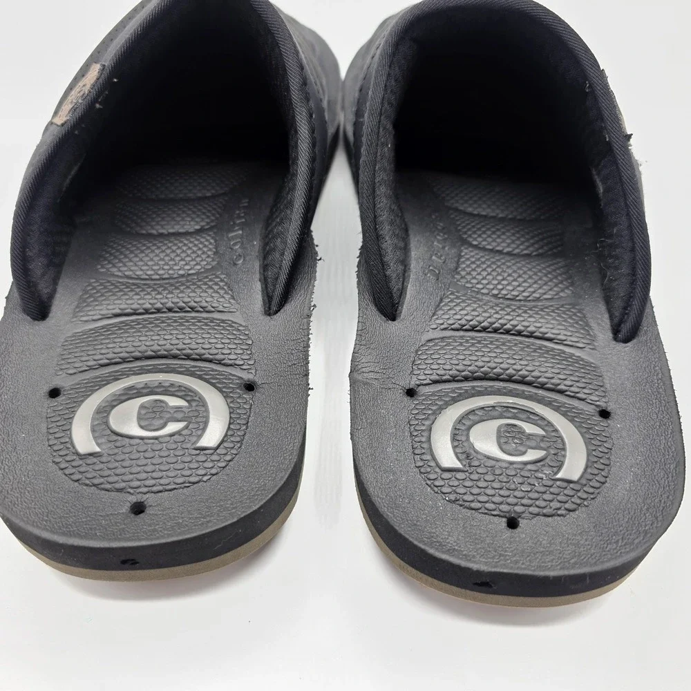 Cobian Hobgood Draino Mule Clogs Men's SZ 10 Black Water Drain Slip On Shoes